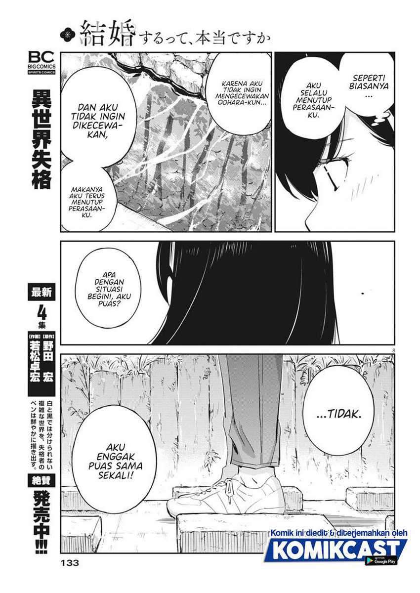 Kekkon Surutte, Hontou Desu ka? Chapter 38 Gambar 9